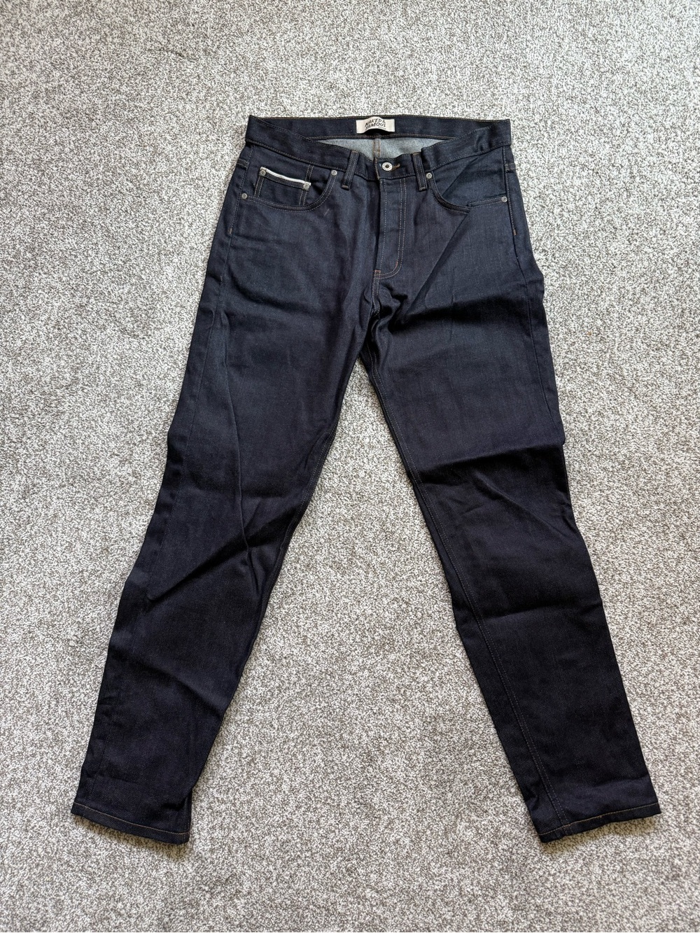 Naked & Famous Denim Men's Black Slim Straight Jeans
